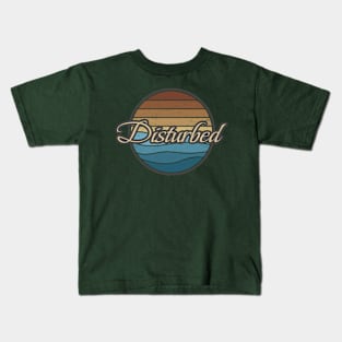 Disturbed Retro Waves Kids T-Shirt